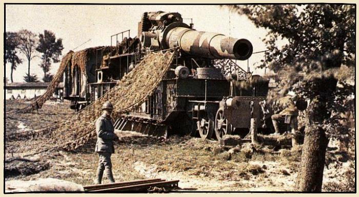 l'artillerie lourde pendant la Grande Guerre